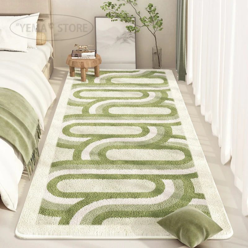 GreenWave Abstract Art Stripe Rug